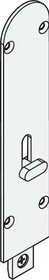 Hafele 911.62.504 Flush Bolt,Opening Inward Al Fresco Summit,190 mm (7 1/2"),Satin Nickel