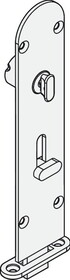 Hafele 911.62.765 Flush Bolt, Brass,Al Fresco Summit, 190 mm (7 1/2"), EPD Black