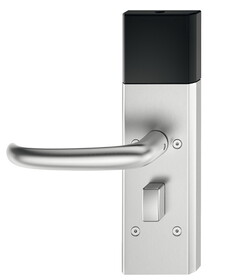 Hafele 917.63.080 Individual Components: Dt 700 And Dt 710 Door Terminal Set,J-shape lever handle aperture parts,satin stainless steel