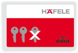 Hafele 917.64.011 Clearing key card, For FL 210 Locking System