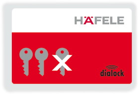 Hafele 917.64.011 Clearing key card, For FL 210 Locking System