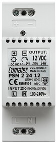Hafele 917.93.012 Dc Power Supply Unit,Regulated,Dialock,For Installation On Top Hat Rail 100-240 V,12 V Dc,4 A,Width:72 mm