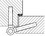 Hafele 922.24.190 Drill-in hinge, Startec Fl 2, For rebated interior doors up to 100 kg, Price/Piece
