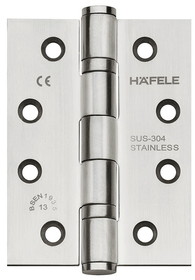 Hafele Butt Hinge Startec Stainless Steel 4" x 3"