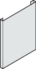 Hafele 940.41.024 Cover Cap,For Patch Suspension,Square Hawa,Plastic,Untreated,Square,1 Piece Each