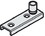 Hafele 940.42.032 Floor Guide Roller, &#216;10 (3/8"), Price/Piece