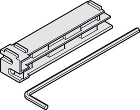 Hafele 940.42.075 Adjustment aid, for adjustment of running gears, with angled hex key