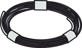 Hafele 940.44.072 Cable, With Plastic Sheathing,for Slido Classic Synchro, length: 10m