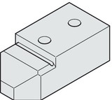 Hafele 940.80.035 Track fixing block, For Hawa Junior 80 wall pocket solution