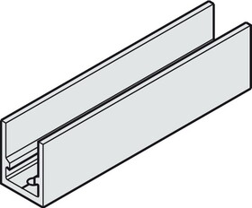 Hafele 940.81.081 Carrier Profile, pre-drilled,For Hawa Variofold 80 H, length: 550 mm