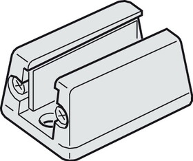 Hafele 941.00.031 Floor Guide, Adjustable from 6 - 12.7 mm (1/4 - 1/2"),for Hawa Porta 100 G/GF/GFO/GU/GM, for 1 door