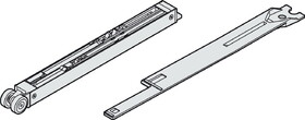 Hafele 941.00.403 Porta Push-to-Open Set, with soft and self closing mechanism,for door weight 40-100 kg