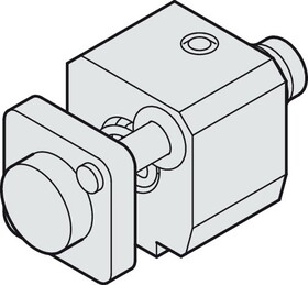 Hafele 941.00.404 Spring-loaded Track Stopper, for Hawa Porta 60/100,