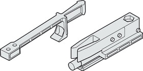 Hafele 941.02.301 Shock absorber, Slido Classic,with retaining spring, for clamping onto running gear, for door weight 120 kg