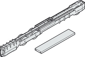 Hafele 941.04.302 Soft and self closing mechanism, SoftMove 100, for Hawa Junior 100,with running gear and stopper, pre-mounted