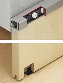 Hafele Sliding Door Hardware, Slido, Classic 120-I, set