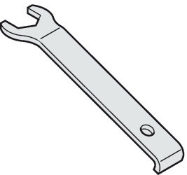 Hafele 943.27.090 Adjustment Wrench, Vertical, 19 mm (3/4")