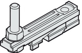 Hafele 943.30.020 Suspension Carriage, with Integrated Mounting Block and M8 Screw