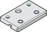 Hafele 943.30.027 Mounting Plate, for Single Running Track
