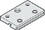 Hafele 943.30.027 Mounting Plate, for Single Running Track, Price/Piece
