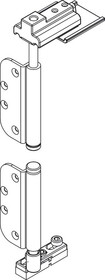 Hafele 943.34.010 Mortise Pivot Set Al Fresco Summit,Pvd Rustic Black Finish