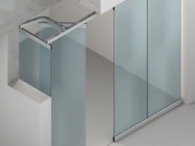Hafele 946.04.090 Sliding door fitting, For HAWA Junior 80-120-160/GV