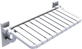 Hafele 980.20.199 Folding Shower Seat,739 mm Width Hewi 801 Series,Pure White