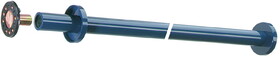 Hafele 988.50.190 Closet Rod,Hewi,Polyamide With Steel Core,&#216;33 mm Jet Black,(19 11/16") 500 mm Length