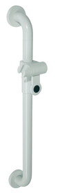 Hafele 988.66.799 Grab Bar, With Shower Head Holder, 24",HEWI 801 Series, Pure White