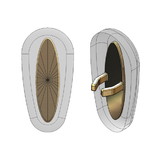 Hilco Vision Clip-On Silicone Gold & Silver Nose Pads