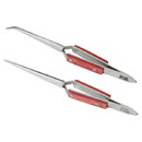 Hilco Vision Tweezers - Straight and Bent Nose Self-Closing