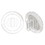 Hilco Vision Push-on Silicone Clear Nose Pads