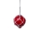 Handcrafted Model Ships 4 Red Glass - NEW Red Japanese Glass Ball Fishing Float With White Netting Decoration 4"