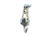 Handcrafted Model Ships A-0950-CH Chrome Decorative Dog Hook 6