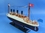 Handcrafted Model Ships A1705 Wooden RMS Titanic Model Cruise Ship 14"