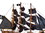 Handcrafted Model Ships Adventure-Galley-15-Lim-Black-Sails Wooden Captain Kidd's Adventure Galley Black Sails Limited Model Pirate Ship 15"