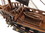 Handcrafted Model Ships Adventure-Galley-15-Lim-Black-Sails Wooden Captain Kidd's Adventure Galley Black Sails Limited Model Pirate Ship 15"