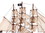 Handcrafted Model Ships Adventure-Galley-15-Lim-White-Sails Wooden Captain Kidd's Adventure Galley White Sails Limited Model Pirate Ship 15"