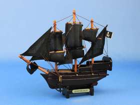 Handcrafted Model Ships Adventure Galley-7 Wooden Captain Kidd's Adventure Galley Model Pirate Ship 7"
