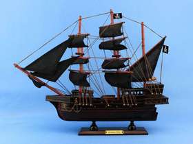 Handcrafted Model Ships AdventureGallery15 Wooden Captain Kidd's Adventure Galley Model Pirate Ship 15"