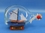 Handcrafted Model Ships America-Bottle America Sailboat in a Glass Bottle 7"