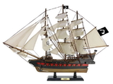 Handcrafted Model Ships Amity-26-White-Sails Wooden Thomas Tew's Amity White Sails Limited Model Pirate Ship 26