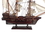 Handcrafted Model Ships Amity-White-Sails-20 Wooden Thomas Tew's Amity White Sails Pirate Ship Model 20"