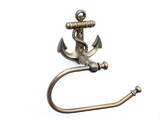 Handcrafted Model Ships ANTLPH-5001-AN Antique Brass Anchor Toilet Paper Holder 10
