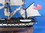 Handcrafted Model Ships B0803C USS Constitution Limited Tall Model Ship 30"
