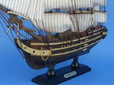 Handcrafted Model Ships B0804 Wooden USS Constitution Tall Model Ship 15