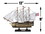Handcrafted Model Ships B0805 Wooden USS Constitution Tall Ship Model 12"