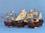 Handcrafted Model Ships B0903 Wooden Santa Maria Limited Tall Model Ship 14&quot;