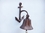 Handcrafted Model Ships BL-2018-1-AC Antique Copper Hanging Anchor Bell 8"