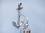 Handcrafted Model Ships BL-2018-1-CH Chrome Hanging Anchor Bell 8"